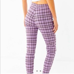 Urban Outfitters purple plaid pants